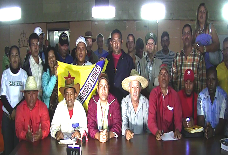Voceros  campesinos y campesinas elegidos desde las bases piden una sala situacional para el consejo presidencial campesino