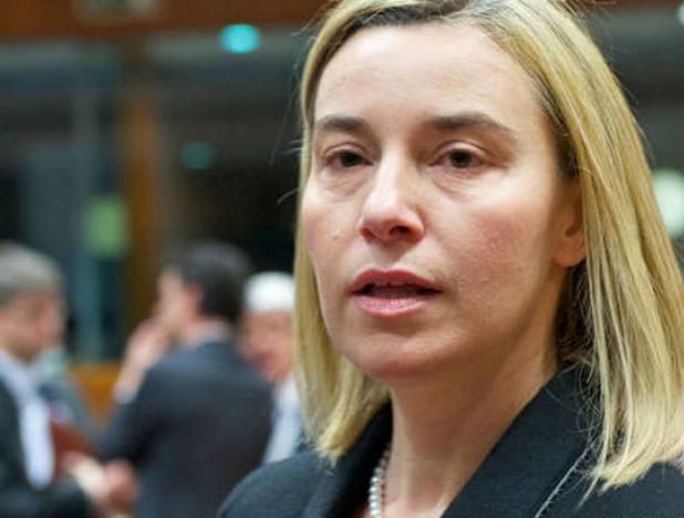 La jefa de la diplomacia de la Unión Europea (UE), Federica Mogherini