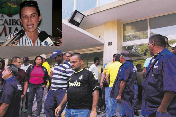 solicitan interpelación a la alcaldesa de Maracaibo, Eveling Trejo, por el incumplimiento en los beneficios contractuales laborales que les corresponden, así como las condiciones “inhumanas” en las que alegan que laboran.