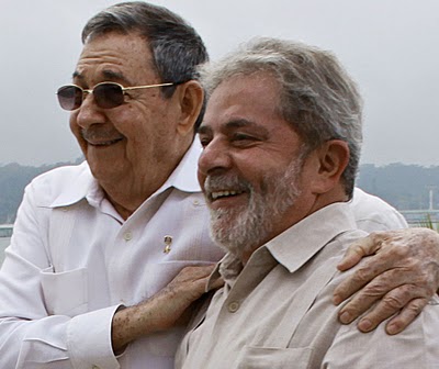 Raúl Castro y Lula Da Silva.