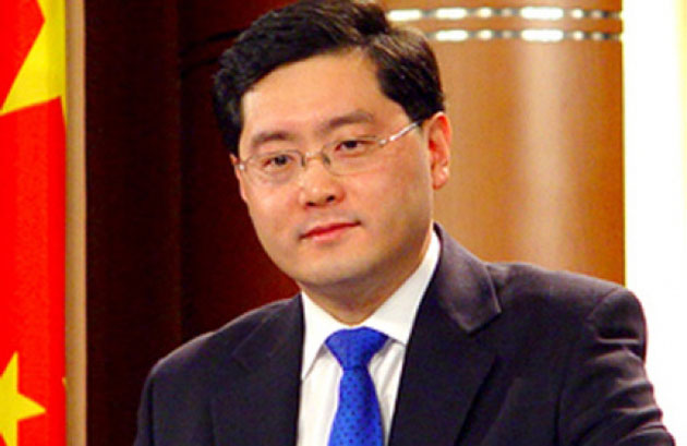 Qin Gang, un portavoz del ministerio chino de Relaciones Exteriores