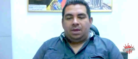 Christian Pereira, Secretario General del Sindicato de Trabajadores  de FCA Chrysler Venezuela