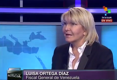 La fiscal general de la República, Luisa Ortega Díaz.