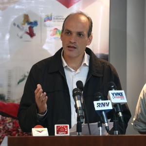 El Ministro del Poder Popular de Planificación, Ricardo Menendez