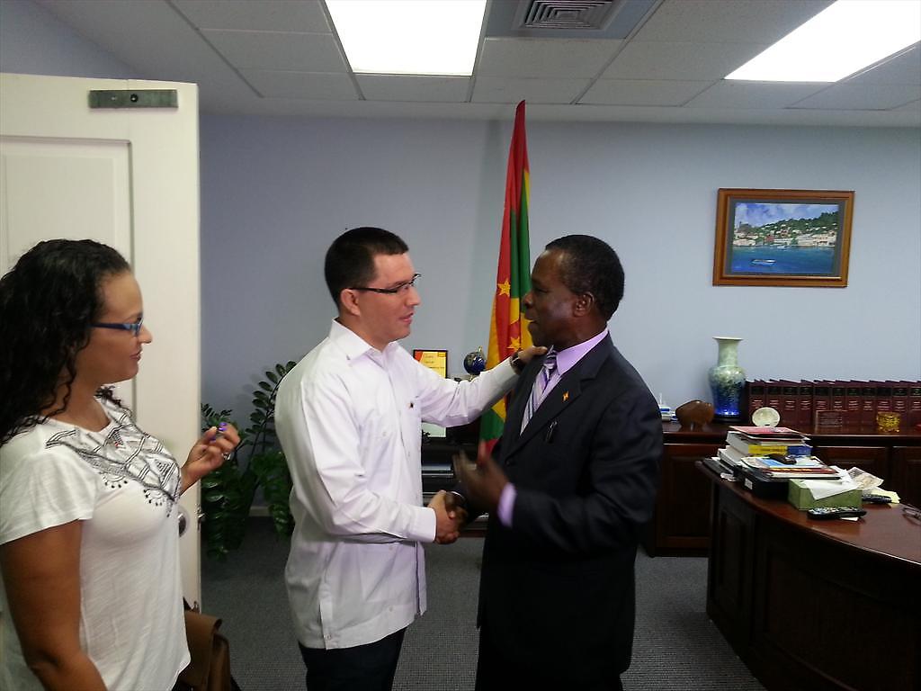 Vicepresidente Jorge Arreaza se reúne con el Primer Ministro de Grenada