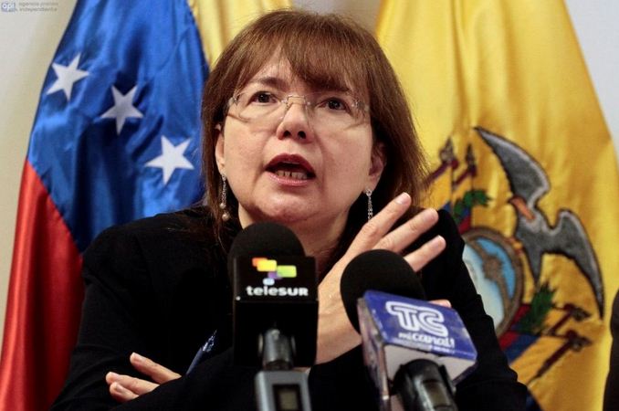 Carol Delgado, embajadora de Venezuela en Ecuador