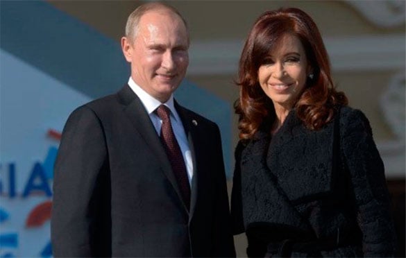 Cristina Fernández y Putin