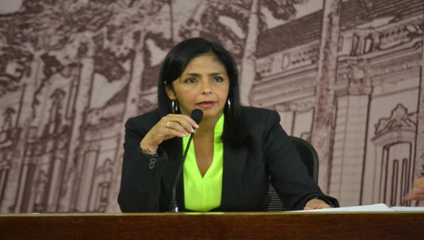La ministra del Poder Popular para las Relacionas Exteriores, Delcy Rodíguez