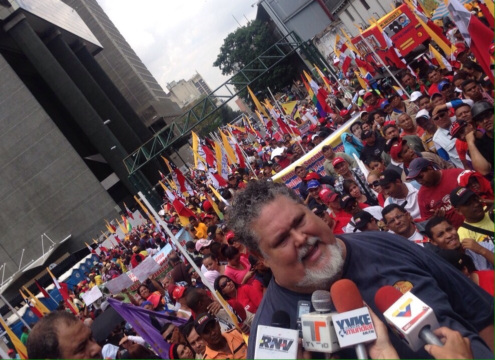 Marcha antiimperialista de Redes en Caracas
