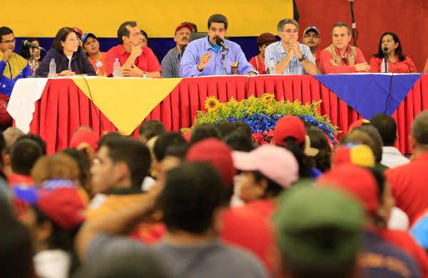 Presidente Maduro en asamblea de UBCH en Barinas