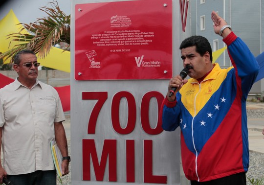 Este domingo 19 de abril, el presidente de la República, Nicolás Maduro, entregó la vivienda 700 mil.