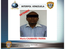 Mario Caamaño Parra, detenido por el CICPC