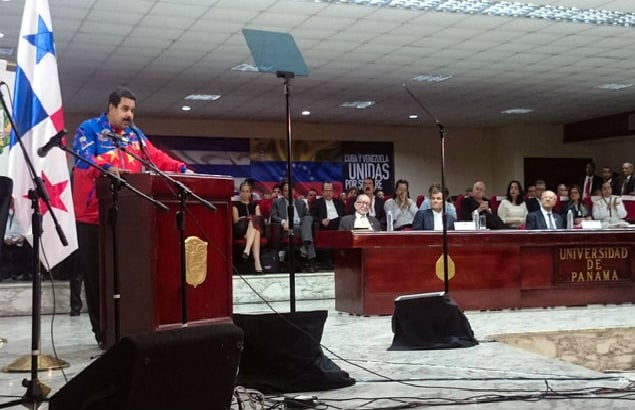 Maduro en la clausura de la Cumbre de los Pueblos