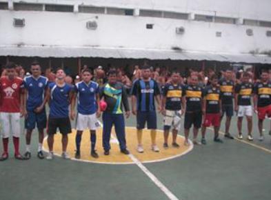 Actividades deportivas en las instalaciones del Internado Judicial de Barinas INJUBA