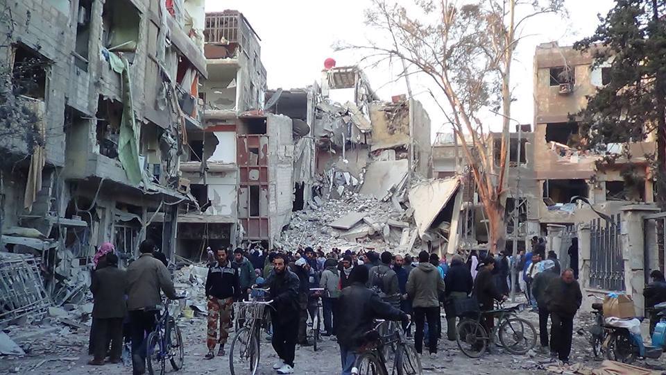 Yarmuk, en el pasado una próspera y tranquila población siria hoy reducida a escombros