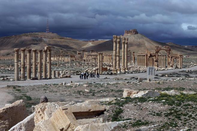 La antigua ciudadela de Palmira, ahora en manos del Estado Islámico