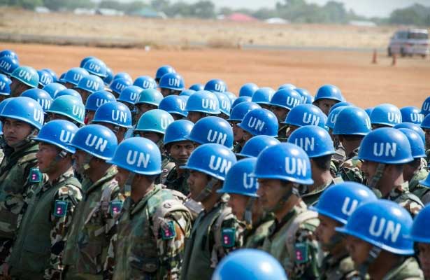 Soldados de las misiones de paz de la ONU