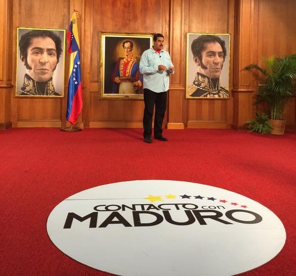 El presidente Maduro en una emisión de su programa Contacto con Maduro (referencial)