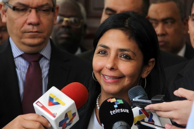 La ministra del Poder Popular para Relaciones Exteriores, Delcy Rodríguez