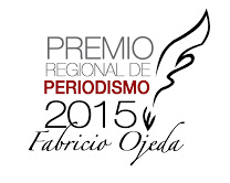 Afiche del Premio Regional de Periodismo 2015 "Fabricio Ojeda" del estado Trujillo