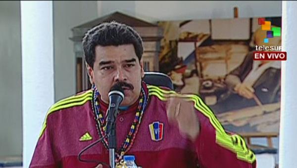 El presidente Maduro durante actividad en la Casa Tito Salas, en Petare, municipio Sucre de Miranda