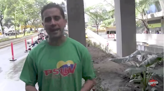 Rigel Sergent candidato por el circuito No 3 en las elecciones del PSUV, el próximo domingo 28