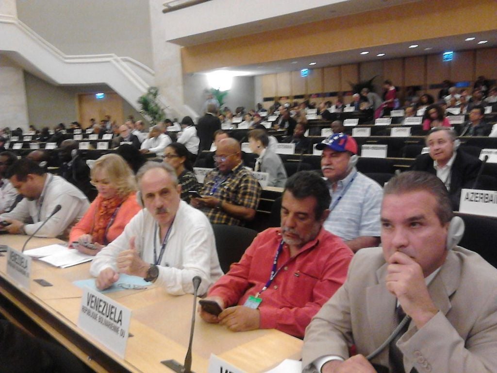 Delegaciób Venezolana en la reunió de la OIT