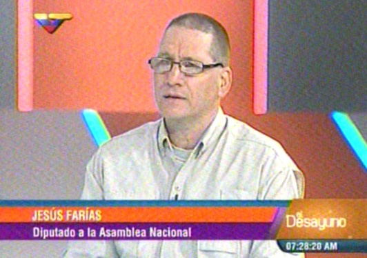 El diputado pesuvista Claudio Farías