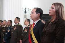 El gobernador del estado Táchira, José Gregorio Vielma Mora, durante el acto de celebración del 194 Aniversario de la Batalla de Carabobo