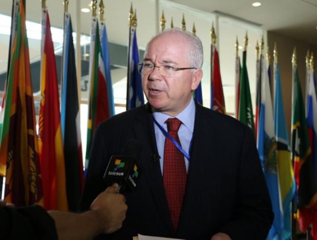 El embajador de Venezuela ante la ONU, Rafael Ramírez