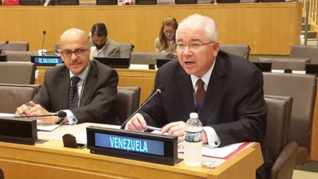 Rafael Ramírez, representante permanente de la República Bolivariana de Venezuela ante la ONU