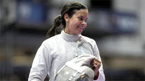 La esgrimista venezolana Alejandra Benítez