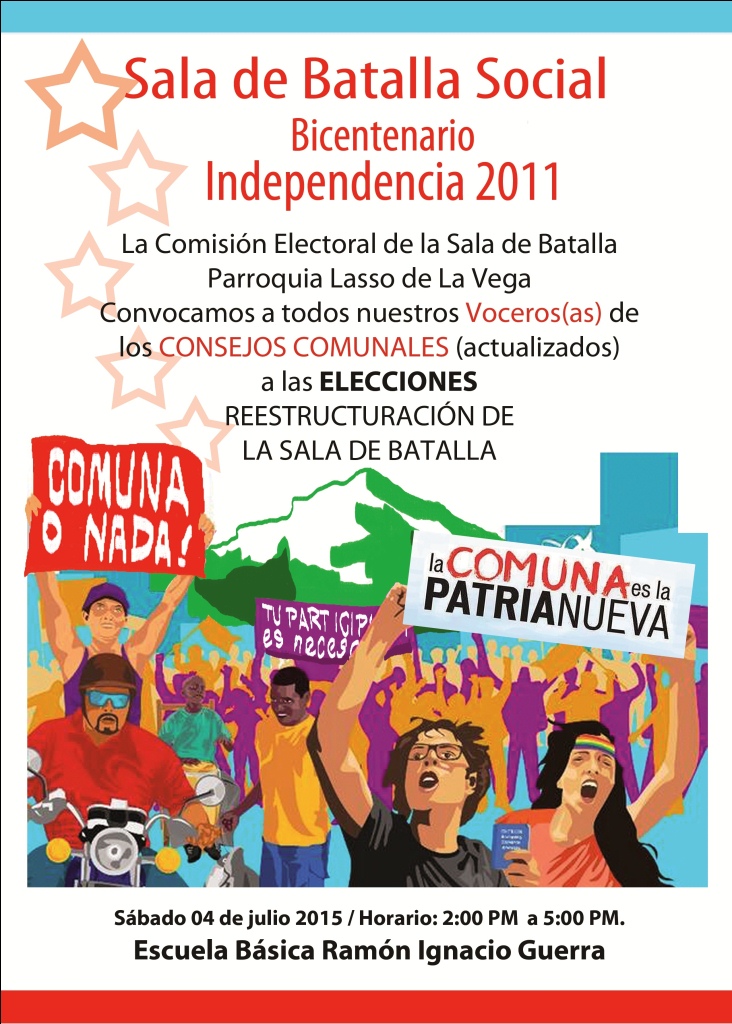 Elecciones del poder comunal en la Parroquía Lasso de La Vega, Mérida
