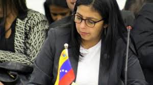 La canciller de Venezuela, Delcy Rodríguez en Mercosur