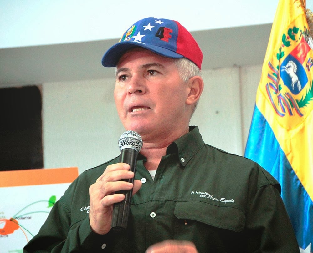 El Gobernador de Nueva Esparta, Carlos Mata Figueroa