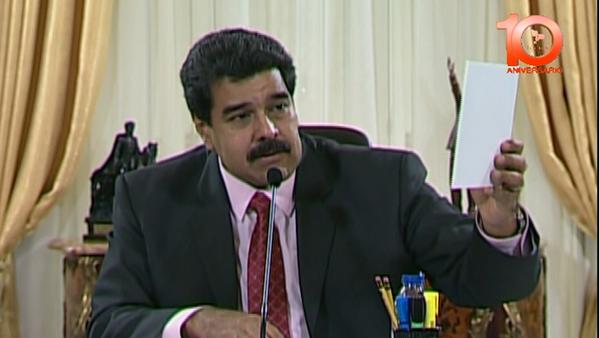 El presidente Maduro