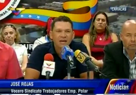José Rojas en rueda de prensa.