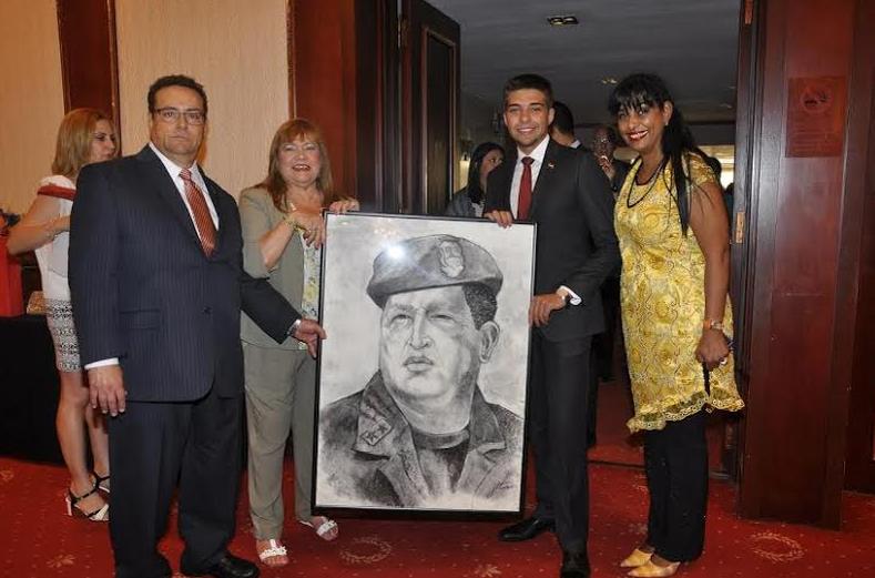 La Embajadora de la República Bolivariana de Venezuela en la República de Bulgaria, Orietta Caponi