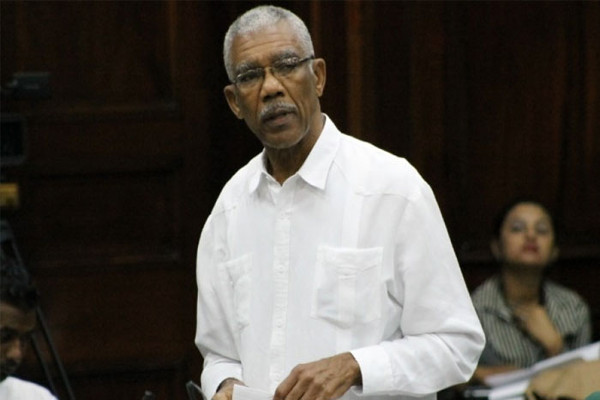 El presidente de Guyana, David Granger