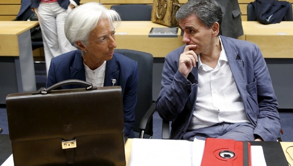 El ministro de Finanzas de Grecia, Euclides Tsakalotos, hizo la petición formal a Christine Lagarde, directora del Fondo Monetario Internacional