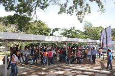 Marcha pacífica con la consigna "No aceptamos el aumento del pasaje en San Cristóbal"