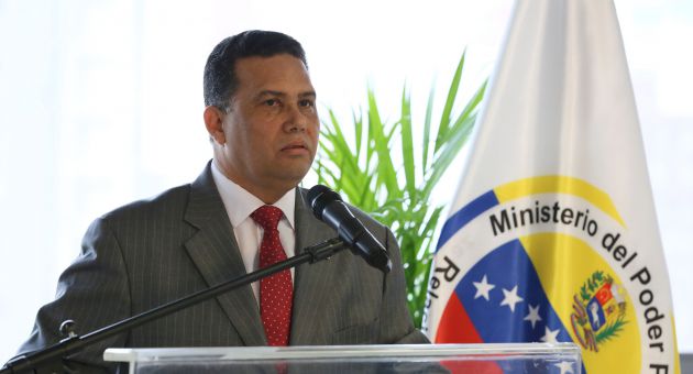 El ministro del Poder Popular para Interiores Justicia y paz, Gustavo González López