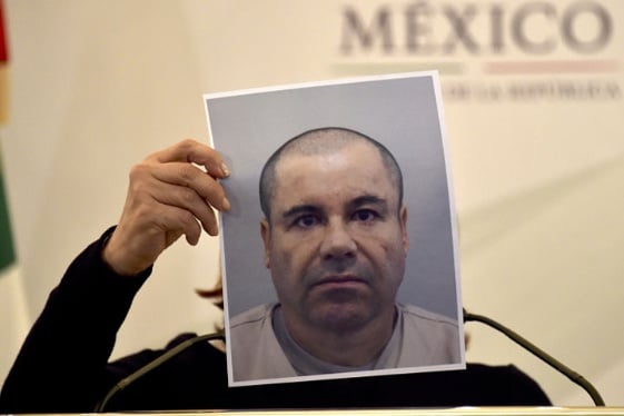 Fotografía reciente de del narcotraficante Joaquín "El Chapo" Guzmán