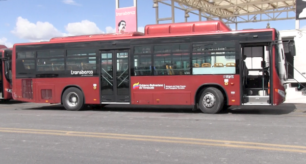 Todos los autobuses de Transporte Barquisimeto C A Transbarca, que se mueven en Barquisimeto usan gas