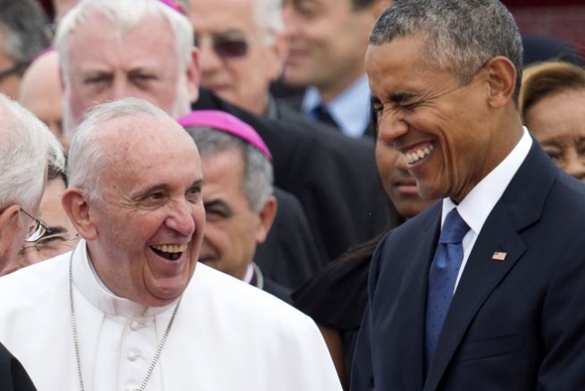 El papa Francisco y Barack Obama