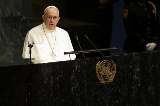 Papa Francisco en la ONU