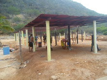 Construcción ilegal de ranchería de pescadores, ubicada en playa Manare, del Parque Nacional Mochima, estado Sucre