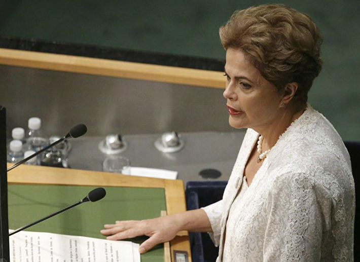 La presidenta de Brasil Dilma Rousseff.