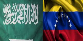 Banderas de Arabia Saudita y Venezuela