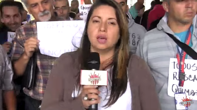 Angélica Álvarez hemoterapista de Quimbiotec: ``Señor ministro en verdad le pido que si usted piensa en el pueblo venezolano, por favor se aboque a esta empresa que pertenece al Estado y está en pro de la salud del pueblo´´